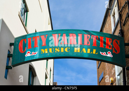 Variétés de Leeds City Music Hall, Swan Street, juste à côté de Briggate, Leeds, West Yorkshire, Angleterre Banque D'Images