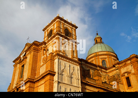 Duomo, Piazza Armerina, Enna province, Sicile, Italie Banque D'Images