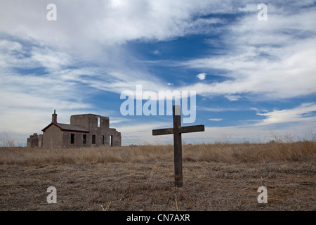 Lieu historique national du Fort Laramie Banque D'Images