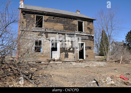 Ancienne ferme dans l'est de la Pennsylvanie Banque D'Images