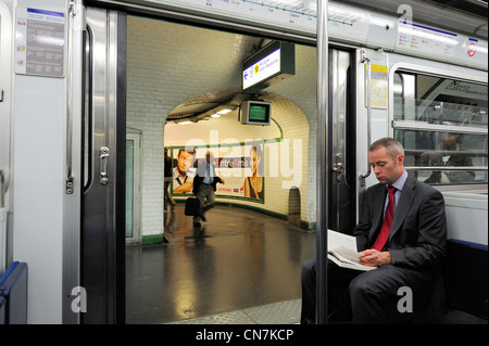 France, Paris, la station de métro Sèvres Babylone Banque D'Images