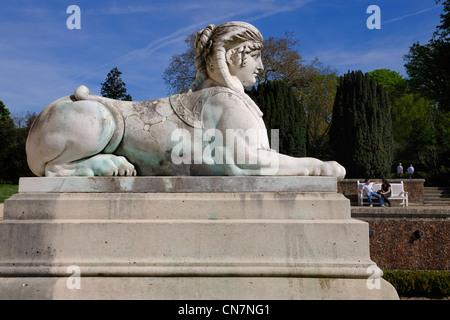 France, Paris, Bois de Boulogne, parc de Bagatelle Banque D'Images