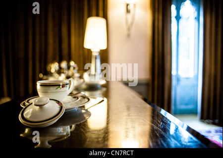 Bar de luxe à l'hôtel Villa Crespi Banque D'Images