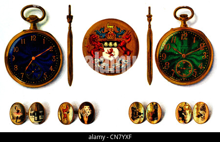 montre à gousset 1900 Banque D'Images