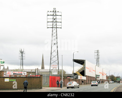 Hereford United Football Club - Edgar Street projecteurs Banque D'Images