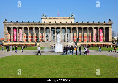 Berlin, Allemagne. Altes Museum (Musée du Vieux - Karl Friedrich Schinkel, 1830) de style néoclassique Banque D'Images