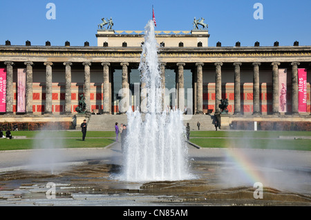 Berlin, Allemagne. Altes Museum (Musée du Vieux - Karl Friedrich Schinkel, 1830) de style néoclassique Banque D'Images