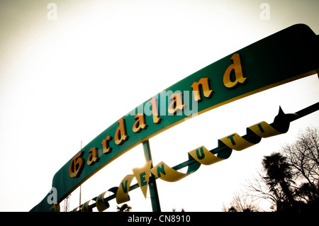 Gardaland, Castelnuovo del Garda, Lac de Garde, Vénétie, Italie. Banque D'Images