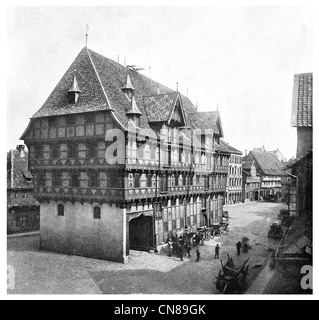 Publié pour la première place du marché 1915 à Braunschweig Allemagne Brunswick chambre de stockage et de pesage Banque D'Images