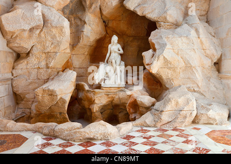 France, Yvelines, Château de Rambouillet, le Queen's Dairy, la nymphe Inferi statue Banque D'Images