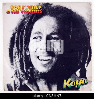 Couverture de l'album vinyle Kaya de Bob Marley & The Wailers, 1978 parution sur Island record label. Banque D'Images