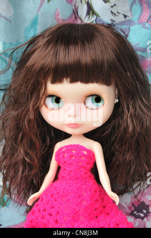 Custom made Blythe doll - poupée de base Rune de glace Neo Takara Banque D'Images