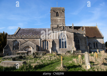 L'église All Saints All Cannings Wiltshire Banque D'Images