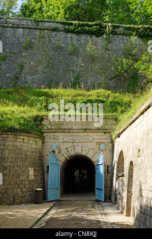 France, Meuse, Verdun, citadelle souterraine, poste de commandement souterrain au cours de la Première Guerre mondiale où il y avait plus de dix Banque D'Images