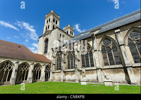 France, Meuse, Verdun, district de Ville Haute (Ville Haute), la cathédrale du 10e siècle, la plus ancienne et la plus grande église romane Banque D'Images