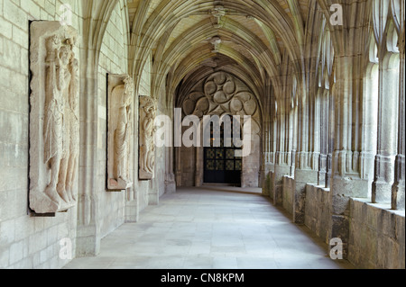 France, Meuse, Verdun, district de Ville Haute (Ville Haute), la cathédrale du 10e siècle, la plus ancienne et la plus grande église romane Banque D'Images