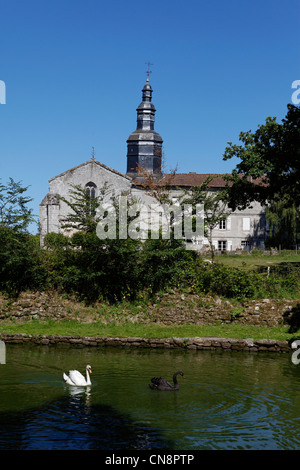 France, Haute Vienne, Monts de Blond, Mortemart, étiqueté Les Plus Beaux Villages de France (Les Plus Beaux Villages de Banque D'Images