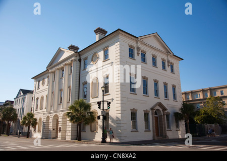 Palais de justice du comté de Charleston, situé aux quatre coins de la loi, des salles de réunion et de grandes rues, Charleston, Caroline du Sud, USA Banque D'Images