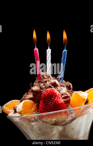 Anniversaire de la glace Banque D'Images