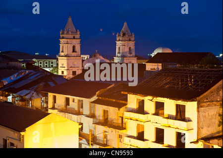 Panama, Panama City, ville historique classée au Patrimoine Mondial de l'UNESCO, Vieille Ville, Quartier San Felipe Banque D'Images