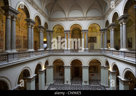 La Hongrie, Budapest, inscrite au Patrimoine Mondial de l'UNESCO, Hosok tere (Place Retrouvez), Musée des Beaux-Arts, construit entre 1900 et Banque D'Images