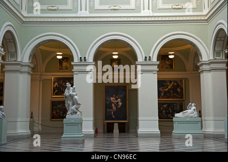 La Hongrie, Budapest, inscrite au Patrimoine Mondial de l'UNESCO, Hosok tere (Place Retrouvez), Musée des Beaux-Arts, construit entre 1900 et Banque D'Images