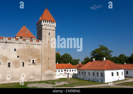 Estonie (pays baltes), la région de Saare, l'île de Saaremaa, Kuressaare, château épiscopal Banque D'Images