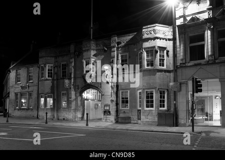 Angel and Royal Hotel, High Street, Grantham, Lincolnshire, Angleterre. Banque D'Images