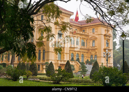 Palais présidentiel, ancien gouverneur général de l'indochine Palace, Hanoi, Vietnam Banque D'Images