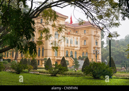 Palais présidentiel, ancien gouverneur général de l'indochine Palace, Hanoi, Vietnam Banque D'Images