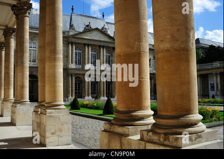France, Paris, le quartier du Marais, Archives nationales, la cour Banque D'Images