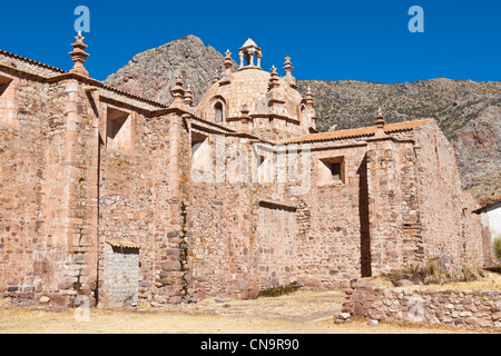 Le Pérou, Puno province, Pukara, la cathédrale Banque D'Images