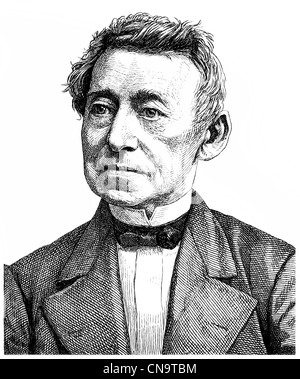 Karl Joseph Georg Sigismund Waechter oder Carl Georg Waechter, 1797 - 1880, un avocat allemand, professeur et homme politique Banque D'Images