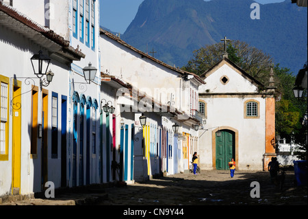 Le Brésil, l'État de Rio de Janeiro, Paraty, ville coloniale fondée en 1667 à exporter de l'or pour l'Europe Banque D'Images