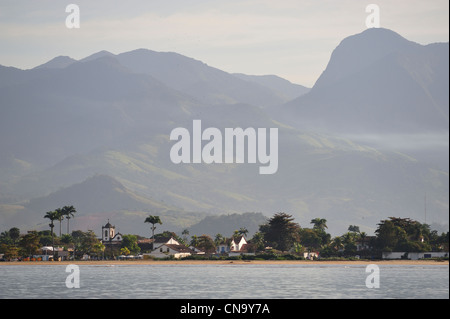 Le Brésil, l'État de Rio de Janeiro, Paraty, ville coloniale fondée en 1667 à exporter de l'or pour l'Europe Banque D'Images