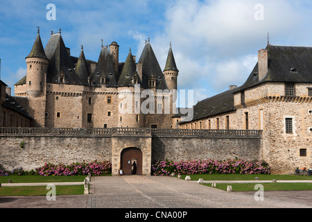 France, Dordogne, Jumilhac le Grand, le château de Jumilhac Banque D'Images