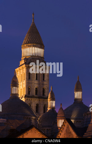 France, Dordogne, Périgueux Cathédrale Saint Front, et ses coupoles, étape sur les chemins de Compostelle, site du patrimoine mondial par l'UNESCO Banque D'Images