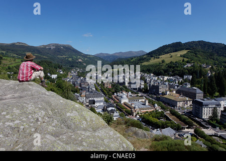 France, Puy de Dome, Parc Naturel Régional des Volcans d'Auvergne (Parc Naturel Régional des Volcans d'Auvergne), La Bourboule Banque D'Images