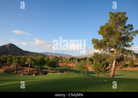 United States, California, Palm Springs, Indian Wells, Indian Wells Golf Resort Banque D'Images