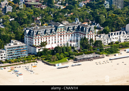 France, Loire-Atlantique, La Baule, L'hôtel Hermitage (Photographie aérienne) Banque D'Images