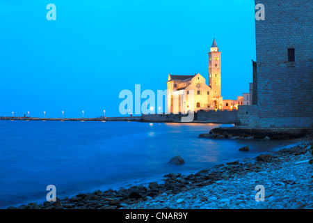 Italie, Pouilles, Trani, cathédrale de San Nicola Pellegrino Banque D'Images