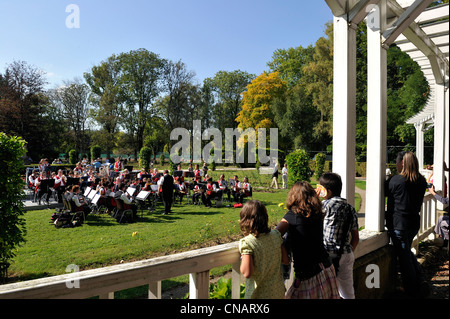 France, Vosges, Vittel spa and health Resort, le parc thermal Banque D'Images