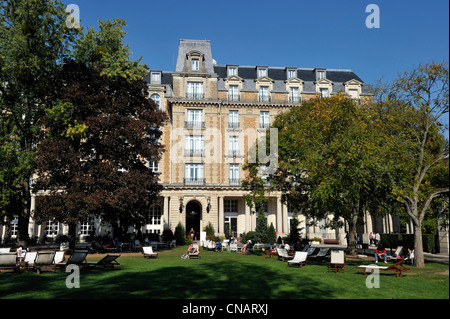 France, Vosges, Vittel spa and health Resort, Grand Hôtel administré par Club Mediterranee Banque D'Images