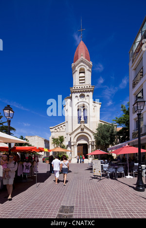 France, Herault, Palavas les Flots, l'église Saint Pierre Banque D'Images