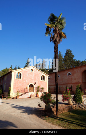 La France, Var, Taradeau, AOC Côtes de Provence, Chateau de Saint Martin, mention obligatoire : château de Saint Martin Banque D'Images