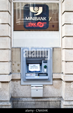 Un 'hors service' 'lien' ATM cash machine Banque D'Images