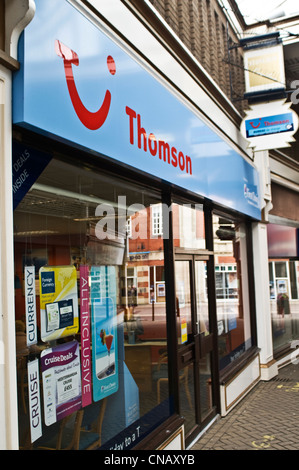 Un Thomson travel agents store Banque D'Images