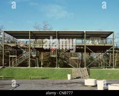 Hampshire Beaulieu National Motor Museum Station de monorail surélevé Banque D'Images