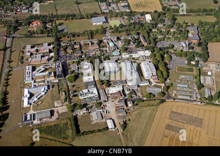 Vue aérienne du campus Sutton Bonington de l'Université de Nottingham Banque D'Images