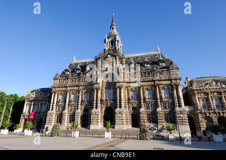 France, Nord, Roubaix, à l'hôtel de ville de la Ville de Roubaix Banque D'Images